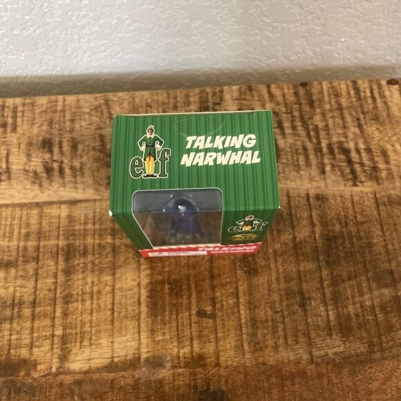 Elf Movie 20th Anniversary Talking Narwhal Figurine Brand new In Box - Picture 2 of 5